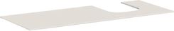 Hansgrohe Blat Łazienkowy Xevolos E 137X55X1cm Z Wycięciem Po Prawej Stronie Do Umywalki Wpuszczanej 50cm Piaskowy Beż Mat 54206780 (D00058676)
