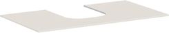 Hansgrohe Blat Łazienkowy Xevolos E 98X55X1cm Z Wycięciem Na Środku Do Umywalki Wpuszczanej 50 I 60cm Piaskowy Beż Mat 54209780 (D00058664)