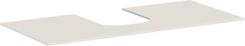 Hansgrohe Blat Łazienkowy Xevolos E 118X55X1cm Z Wycięciem Na Środku Do Umywalki Wpuszczanej 50 I 60cm Piaskowy Beż Mat 54210780 (D00058667)