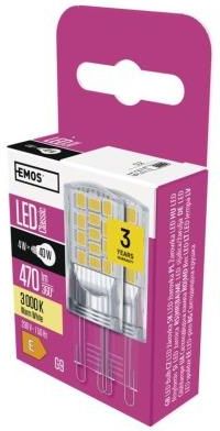 Emos Żarówka Led Classic Jc G9 4 W (40 W) 470 Lm Ciepła Biel Zq9544.2