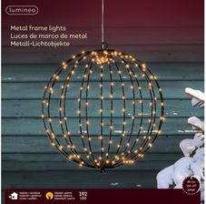 Zdjęcie Kula Metalowa Czarna 192 Led - Nowy Dwór Mazowiecki