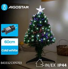 Aigostar Choinka Światłowodowa Niskonapięciowa Zimna Biel 60Cm (B10303K6Q)