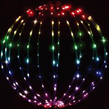 Zdjęcie Christmas Decoration Kula Dekoracyjna Wisząca 168Led Rgb 40Cm - Nowe Miasto nad Pilicą