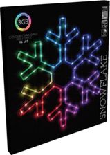 Zdjęcie Christmas Decoration Płatek Śniegu Dekoracyjny Wiszący 90Led Rgb Usb - Trzebinia