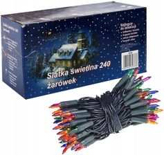 Zdjęcie Goliat Siatka Świetlna Kolorowa 240 Żarówek Tradycyjne Ii (S240Multiii) - Trzcianka