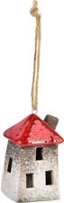 Zawieszka Domek Ceramiczny Ledbiało Brązowy Mix2 Wzory 5,4X4X3X9,9Cm (Mk25688Sw003Axe)