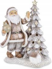 Zdjęcie Mikołaj Z Bombką Przy Choince Led 17 Cm - Proszowice