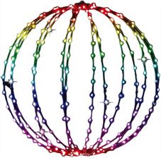 Zdjęcie Christmas Decoration Emaga Kula Dekoracyjna Wisząca 224Led Rgb 50Cm - Płoty