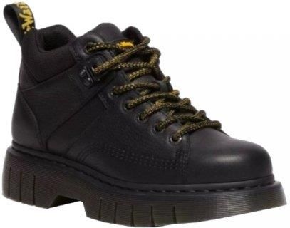 Półbuty Dr. Martens WOODARD Black Grizzly &amp; Black 100% Recycled Da Pk Mesh 31045001