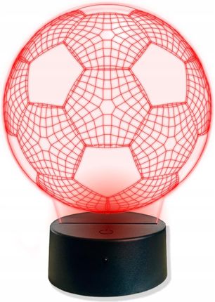 Lampka Nocna 3D LED Grawer Plexi Prezent Dla Dziecka Piłka