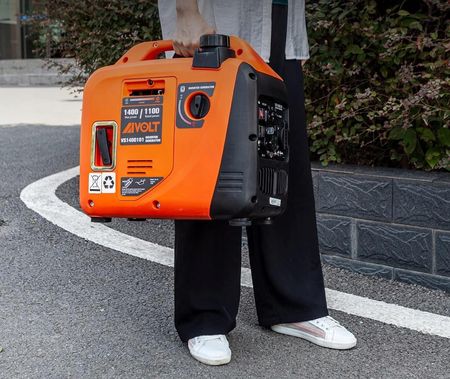 AIVOLT agregat prądotwórczy 1400W generator prądu benzynowy przenośny nowy - zdjęcie 5