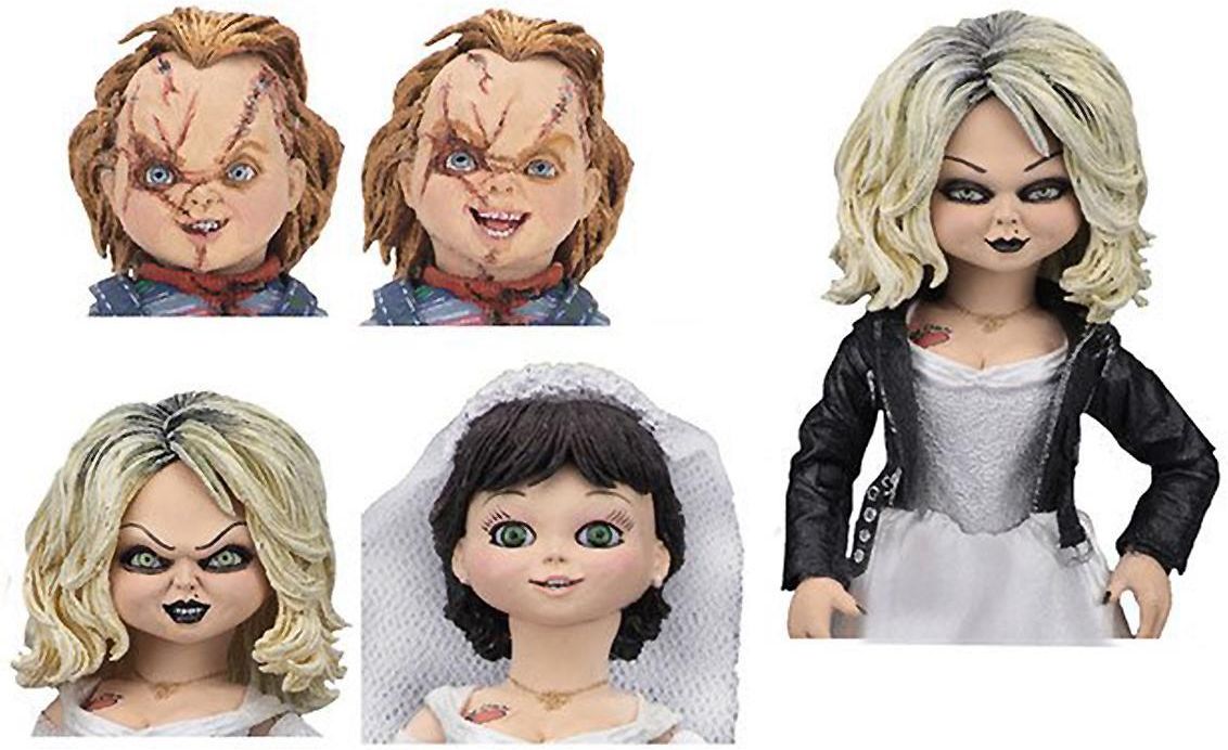 [レア]NECA製 CHUCKY & TIFFANYフィギュア NECA Oficjalna - Bride of Chucky 20 cm ubrana figurka Chucky