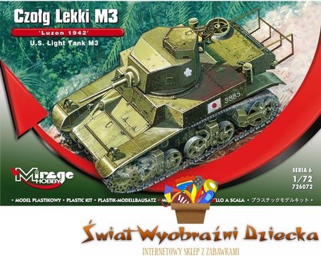 MIRAGE Czołg Lekki M3 Luzon 1942 (726072)