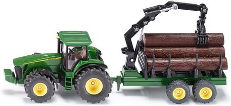 Siku Farmer Traktor Z Przyczepą Leśną S1954