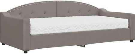Zakito Łóżko Dzienne 2 W 1 Z Materacem 223X100X75Cm Taupe (Z3197515)