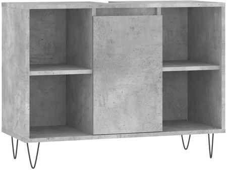 Zakito Szafka Łazienkowa Drewnopochodna 80X33X60Cm Szarość Betonu (Z831632)