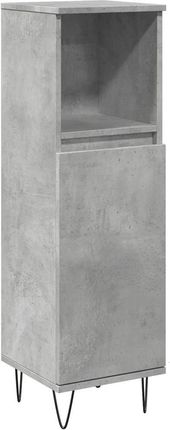 Zakito Szafka Łazienkowa Drewnopochodna 30X30X100Cm Szarość Beton. (Z857207)