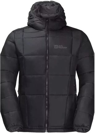 Kurtka zimowa męska Jack Wolfskin Bergland INS Hoody M 1206881-6000 Czarny