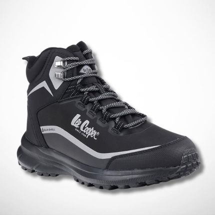 Czarne trekingi męskie Lee Cooper LCJ-24-01-2930M