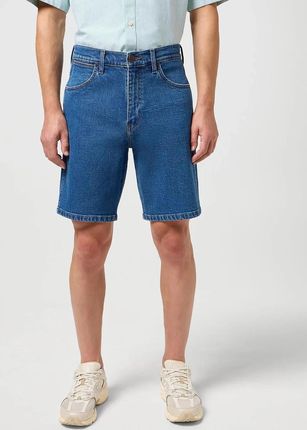 WRANGLER FRONTIER SHORT MĘSKIE SZORTY KRÓTKIE SPODENKI JEANSOWE ROCK BED 112350819