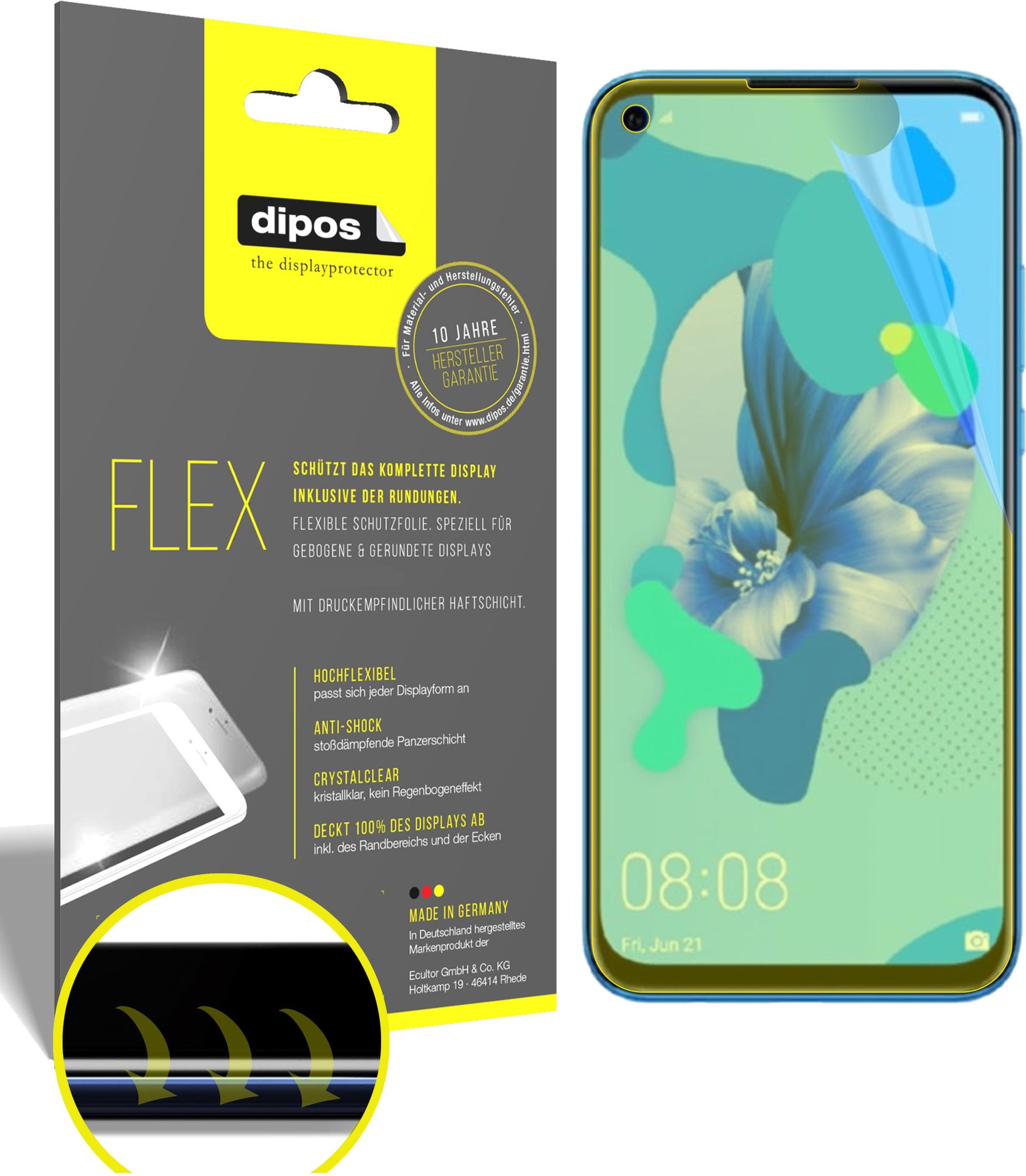 Dipos – 2 Pellicole Protettive Crystalclear Per Huawei Mediapad M5 10 Pollici – Made In Germany - 4