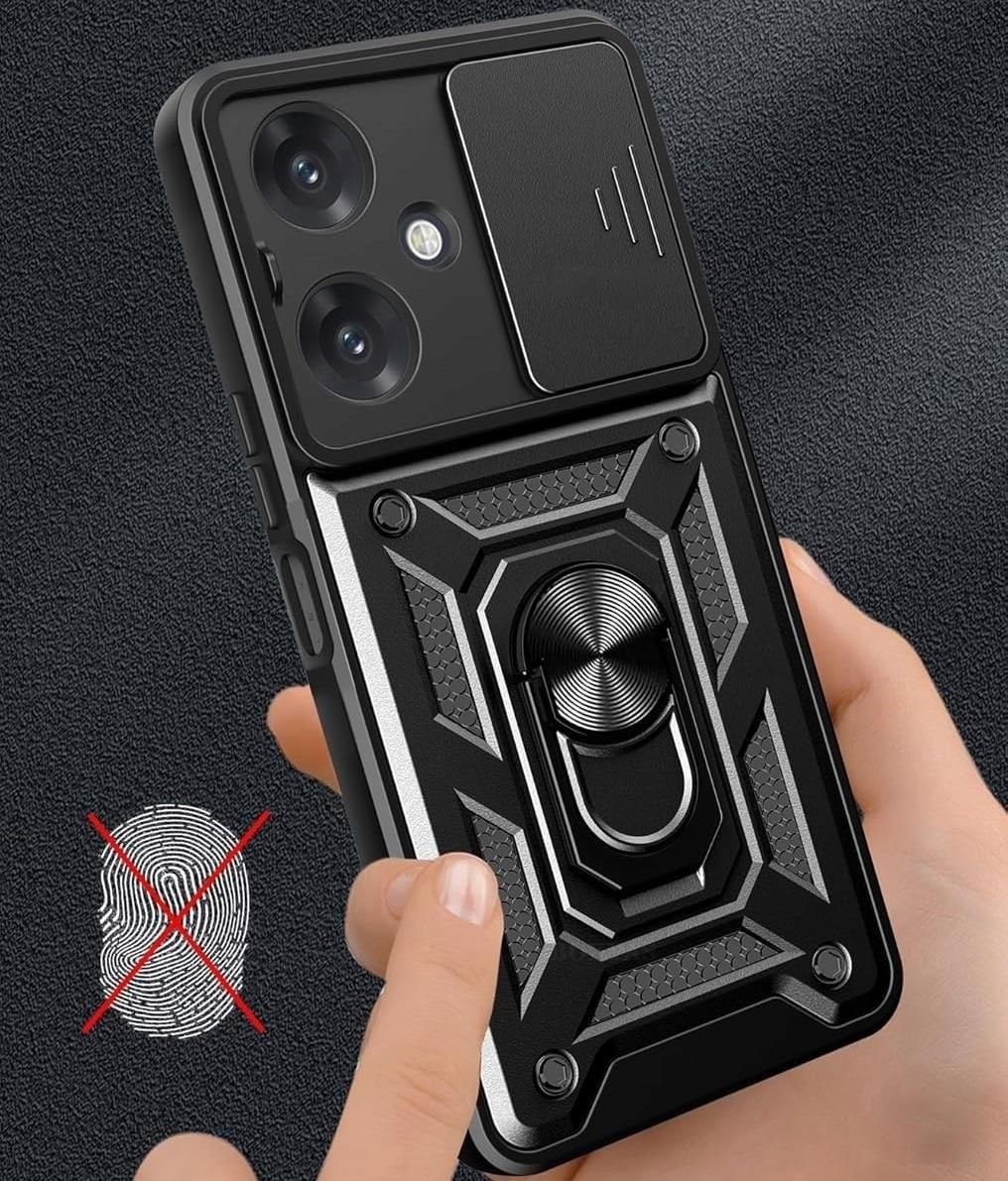 EASSGU Leder Handyhülle Für Realme Note 60/60X (6.74 Zoll) – Flip-Folio Mit 3 Kartenfächern & Magnetverschluss, Grau