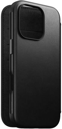 Nomad Modern Leather Folio Black Iphone 16 Pro - Etui na