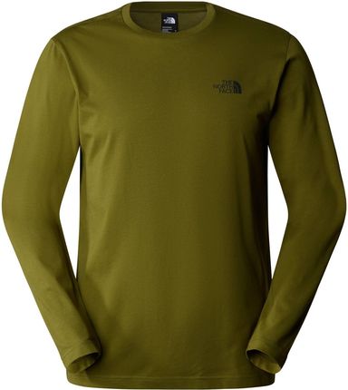 Longsleeve męski The North Face SIMPLE DOME zielony NF0A87QNPIB