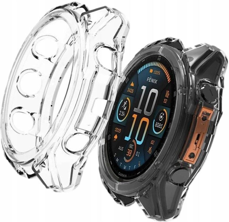 Etui Protecteur Cadre TPU Pour Garmin Fenix 8 51MM - Coque Robuste Et Flexible