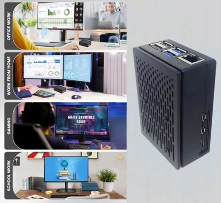 Vemico Raspberry Pi 5 8 GB Starter Kit karta 64 GB wentylator