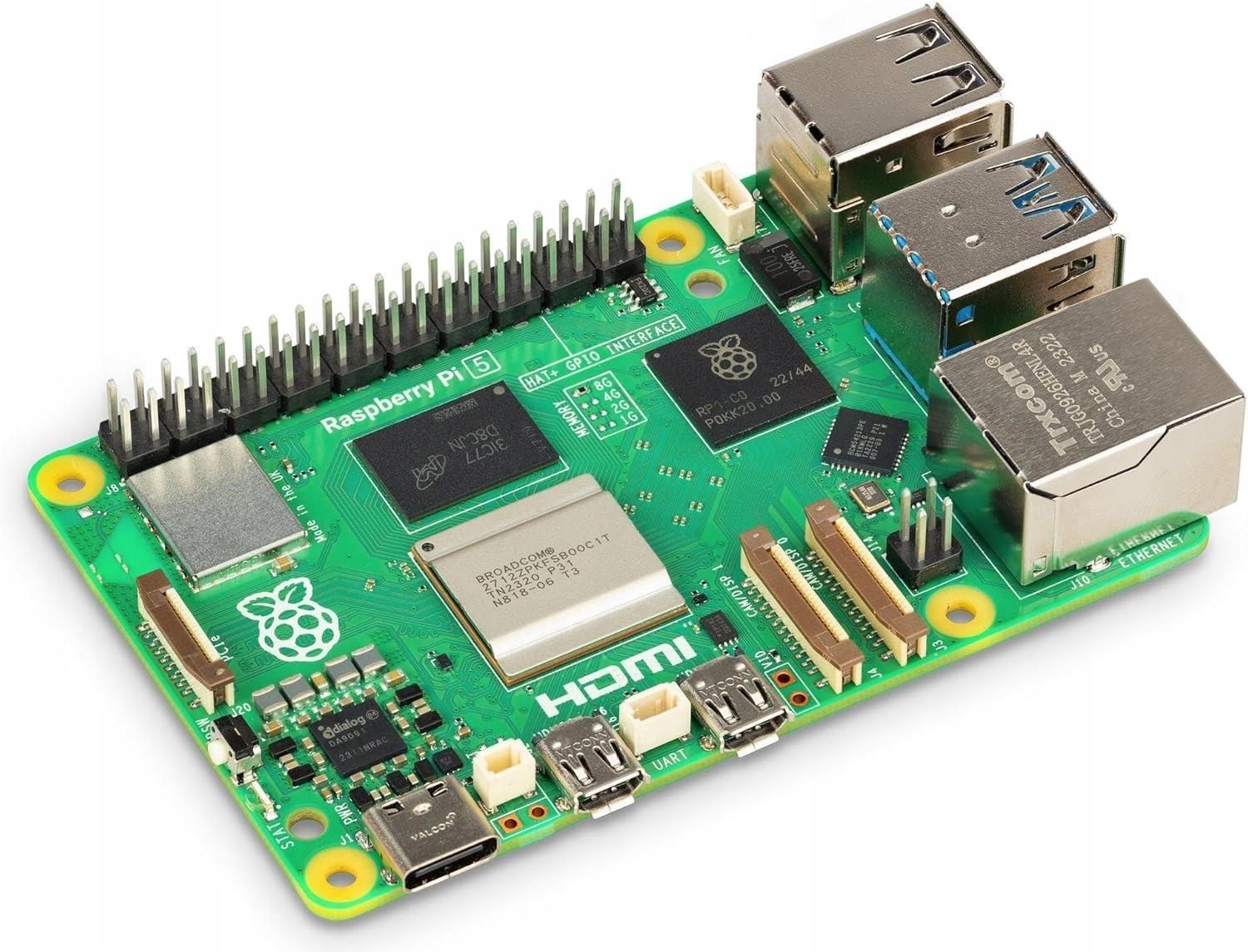 Raspberry Pi 5 8 GB zestaw startowy karta SD 64 GB 4K nowy