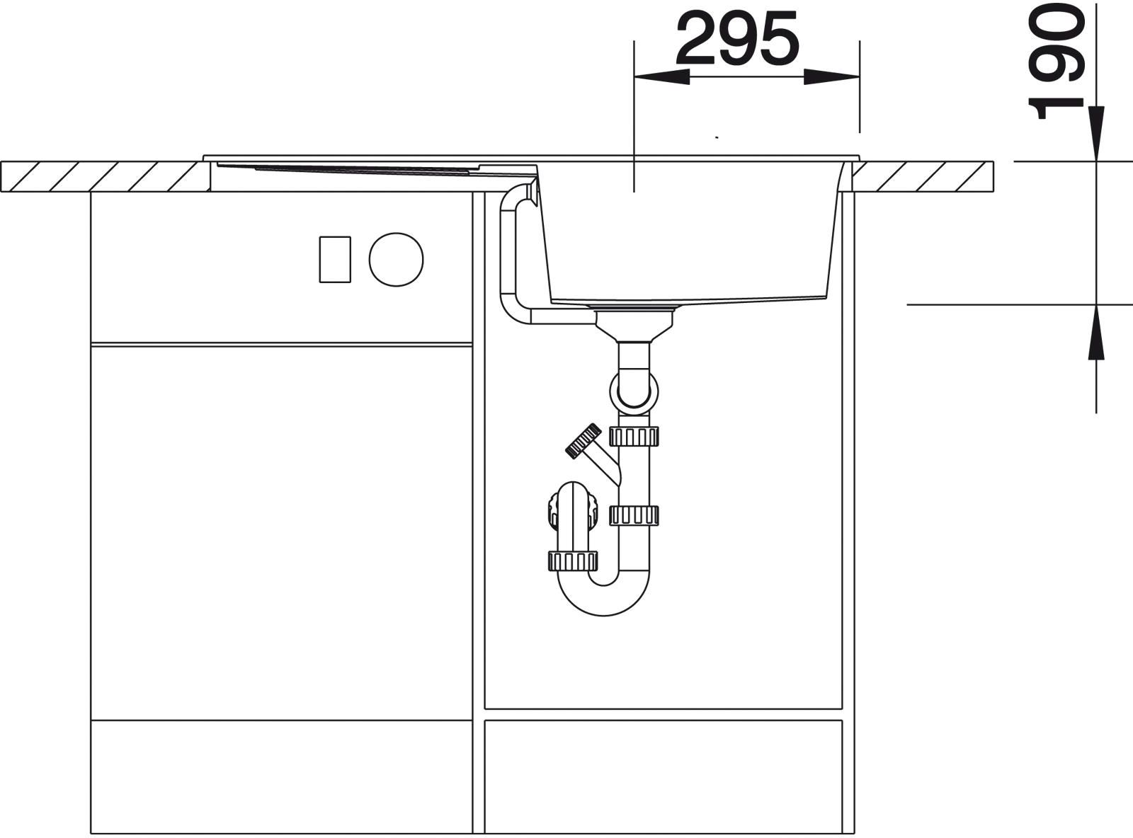 Смеситель Blanco metra Compact 45s