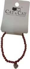 Zdjęcie Cat & Cat Cat & BRANSOLETKA CZERWONA SERCE (7212BAKR2) - Śmigiel