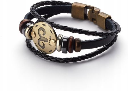 Mersada Skórzana bransoletka ze znakiem zodiaku damska - zdjęcie 3
