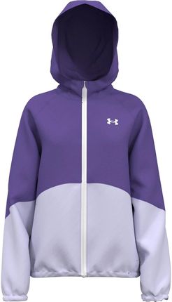 Dziewczęca kurtka wiatrówka Under Armour UA Sport Windbreaker Jkt - fioletowa