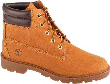 Timberland 6 In Basic Wr Jr Boot (38) Chłopięce Trapery Nubuk Żółty