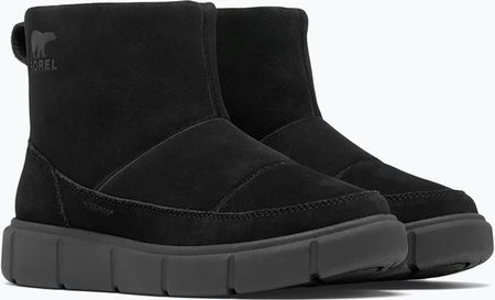 Śniegowce damskie Sorel Explorer III Slip-On WP black/sea salt | WYSYŁKA W 24H | 30 DNI NA ZWROT Zima 2024