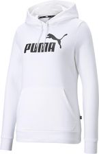 Zdjęcie Damska bluza z kapturem z logo Essentials PUMA White | Zbieraj punkty za zakupu! Odkryj program Decathlon Active! - Białystok