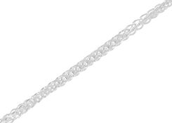 Intergold Srebrny Łańcuszek Nierodowany Lisi Ogon Pr. 925 50 Cm