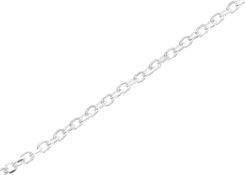 Intergold Srebrny Łańcuszek Nierodowany Ankier Próby 925 50 Cm