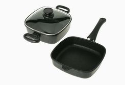 Baf Patelnia Tytanowa I Naczynie Do Zapiekania 20x20cm Gigant New Line Zestaw Pojedynczy Indukcja