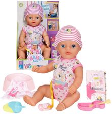Baby Born Lalka Interaktywna Lena Bobas + Akcesoria 36cm