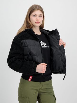 Alpha Industries Kurtka Teddy Puffer 138001 czarna