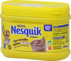 Nestlé Nesquik Kakao W Plastikowym Pojemniku 280g