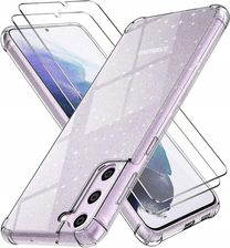 Amazon Etui Do Samsung Galaxy S21 Fe G5 2XSZKŁO Hartowane Błyszczące Przezroczyste