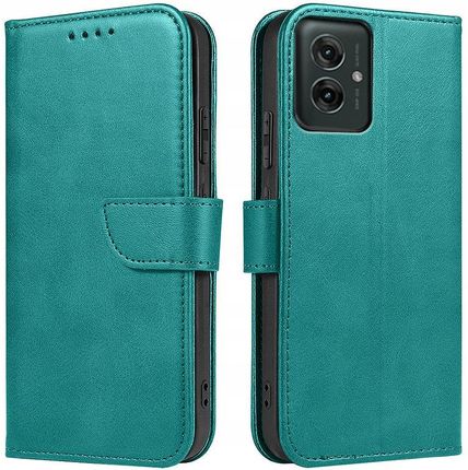 Case Etui do Motorola Moto G55 5G Skórzane Portfel Magnet Skin Szkło 9H