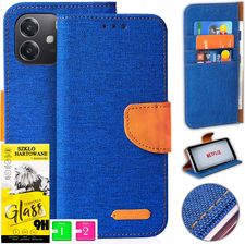 Gutcase Etui do Oppo A40 A40m A60 5G Obudowa Canvas Case na Magnes Szkło