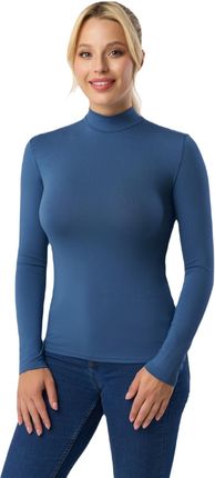 Bluzka damska z półgolfem RESTA denim