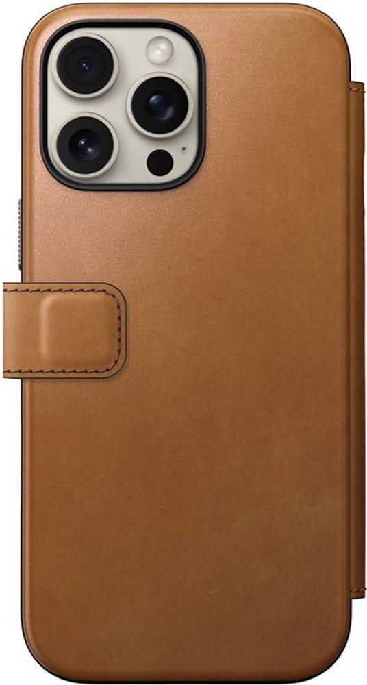 Nomad Leather Folio do iPhone 16 Pro Max english tan - Etui na