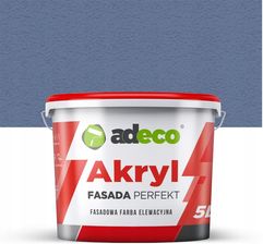 Farba Adeco Fasada Perfekt Akryl Zewnętrzna Lfn0713 Granatowy 5L
